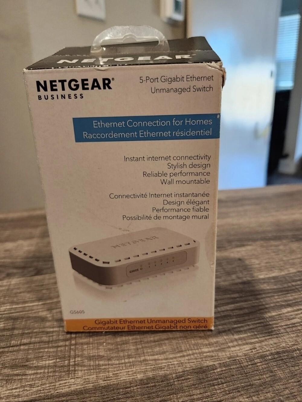 NETGEAR GS605 5 Port Gigabit Ethernet Switch